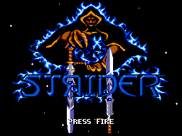 Strider II (Europe) Title Screen
